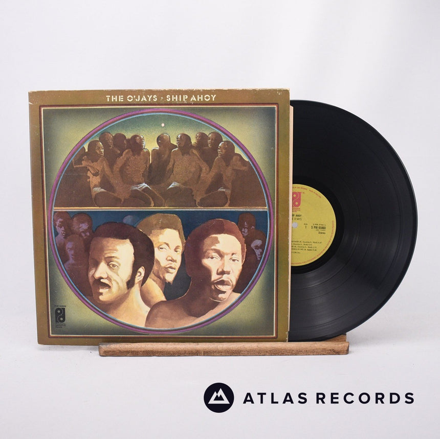 The O'Jays Ship Ahoy LP Vinyl Record - Front Cover & Record
