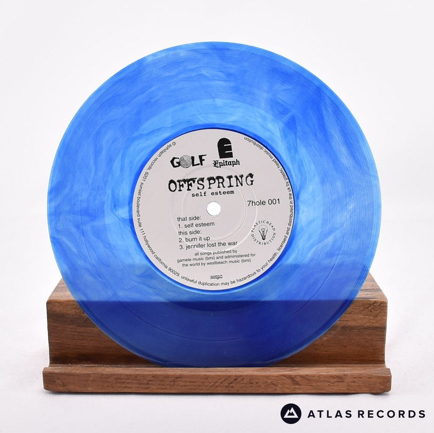 The Offspring - Self Esteem - Blue Translucent 7" Vinyl Record - NM/NM