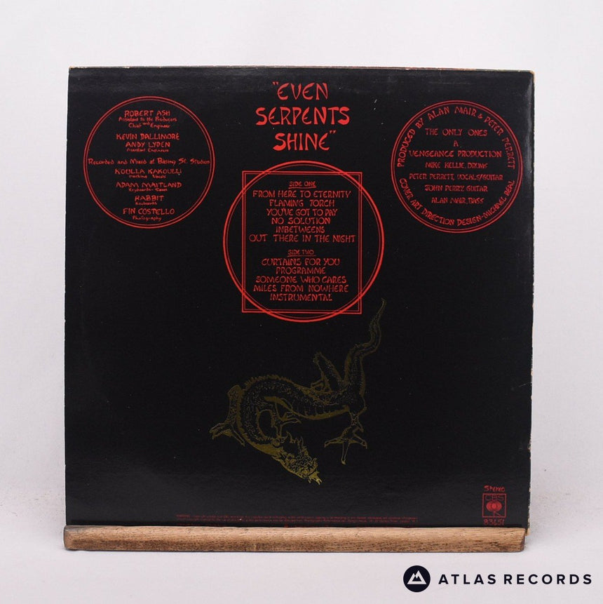 The Only Ones - Even Serpents Shine - A2 B1 LP Vinyl Record - VG+/EX