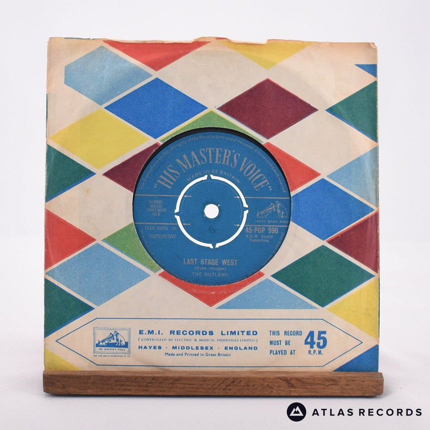 The Outlaws Last Stage West 7" Vinyl Record - In Sleeve