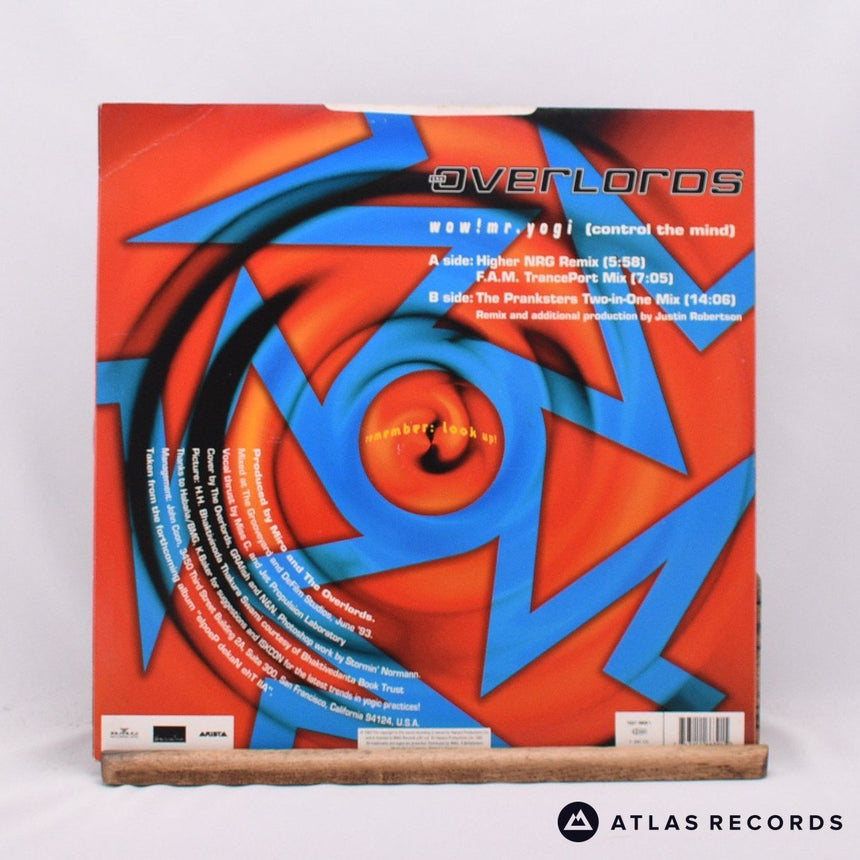 The Overlords - Wow! Mr. Yogi (Control The Mind) - 12" Vinyl Record - VG+/EX