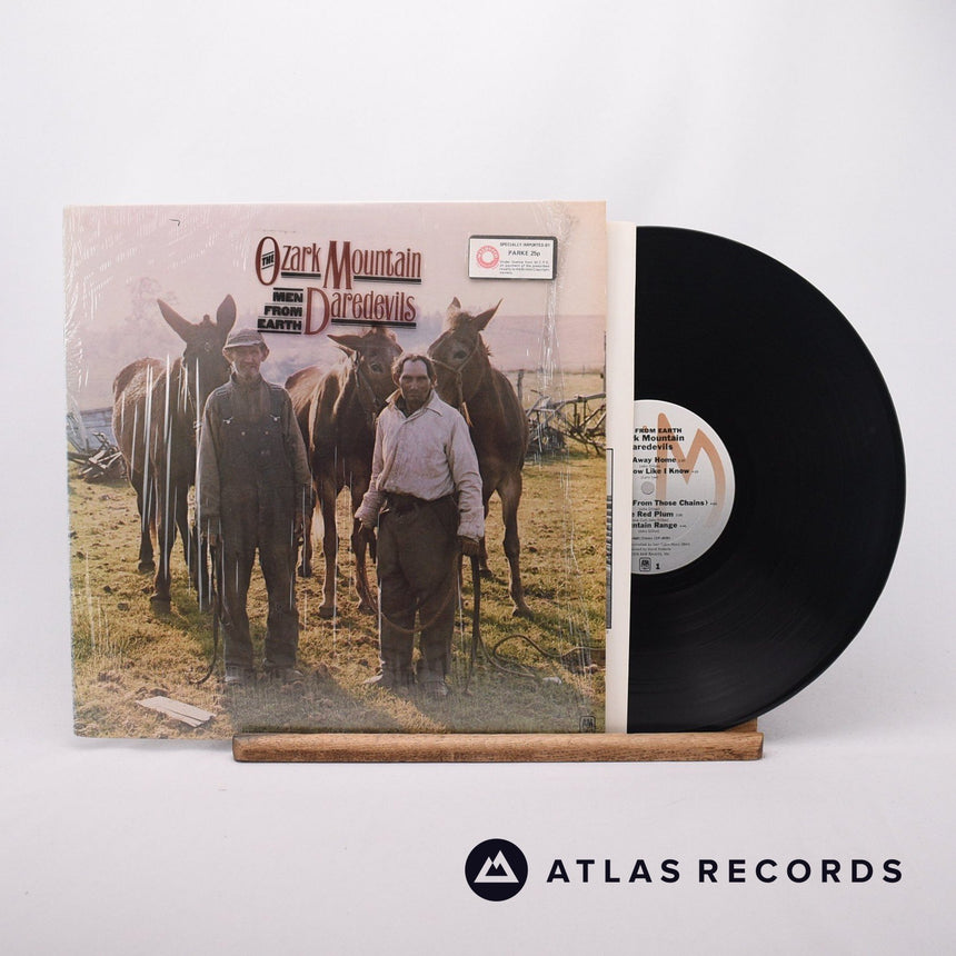 The Ozark Mountain Daredevils Men From Earth LP Vinyl Record - Front Cover & Record