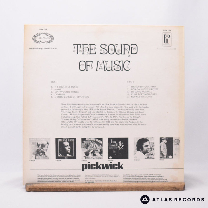 The Parris Mitchell Strings - The Sound Of Music - LP Vinyl Record - EX/VG+