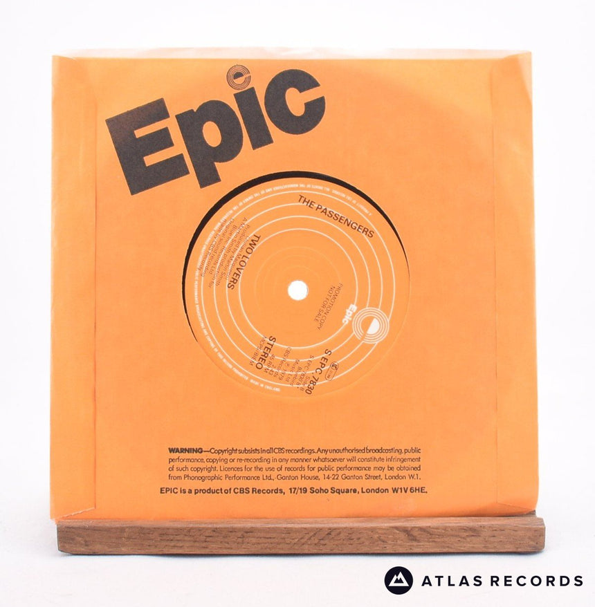 The Passengers - Something About You - 7" Vinyl Record - VG+/EX