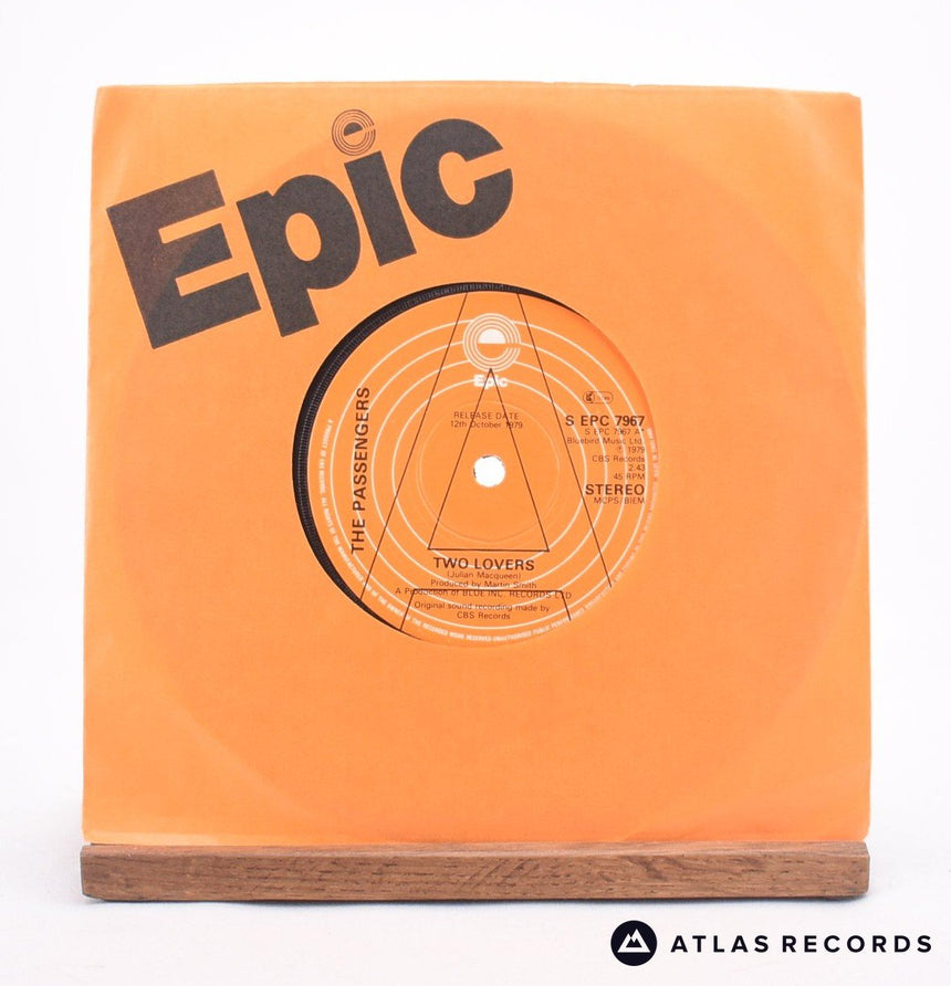 The Passengers Two Lovers 7" Vinyl Record - In Sleeve