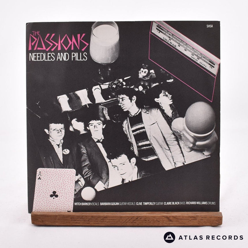 The Passions - Needles And Pills - 7" Vinyl Record - EX/VG+
