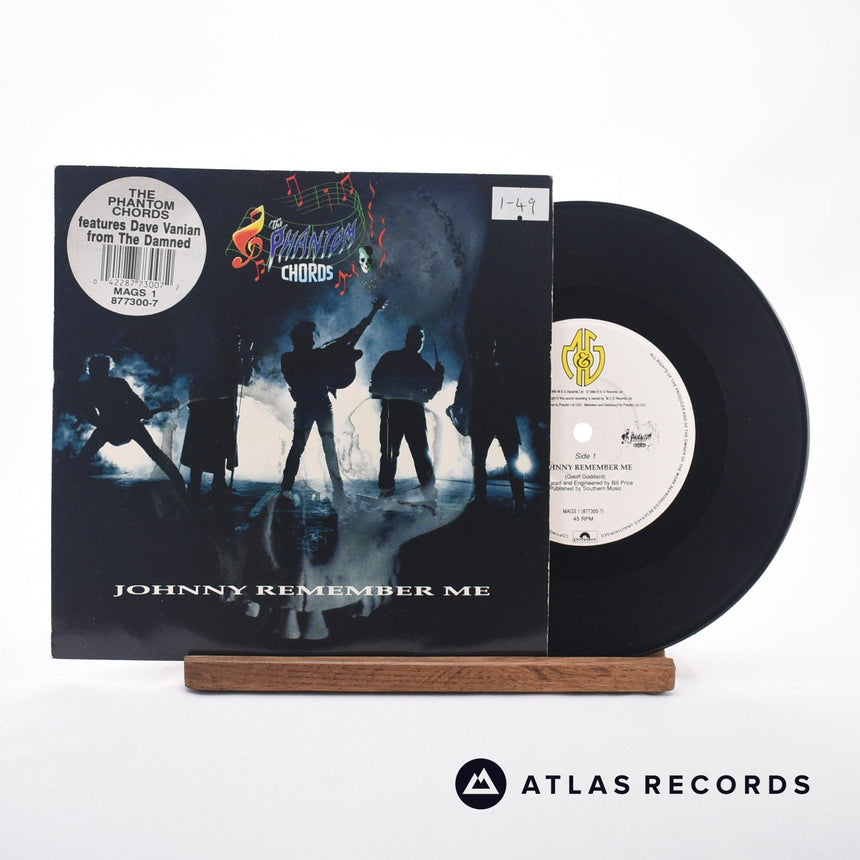 The Phantom Chords Johnny Remember Me 7" Vinyl Record - Front Cover & Record