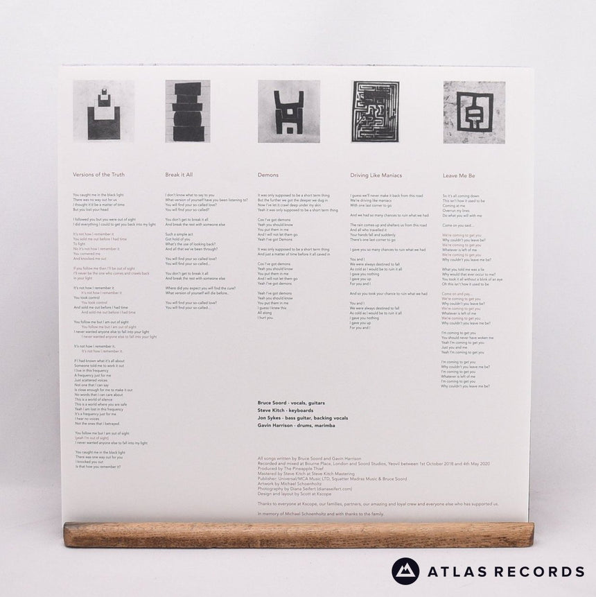 The Pineapple Thief - Versions Of The Truth - 180G A2 B1 LP Vinyl Record - NM/NM