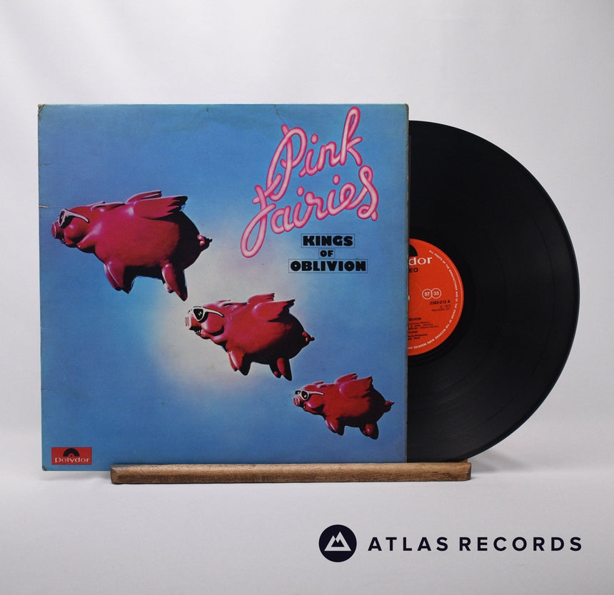 The Pink Fairies Kings Of Oblivion LP Vinyl Record - Front Cover & Record