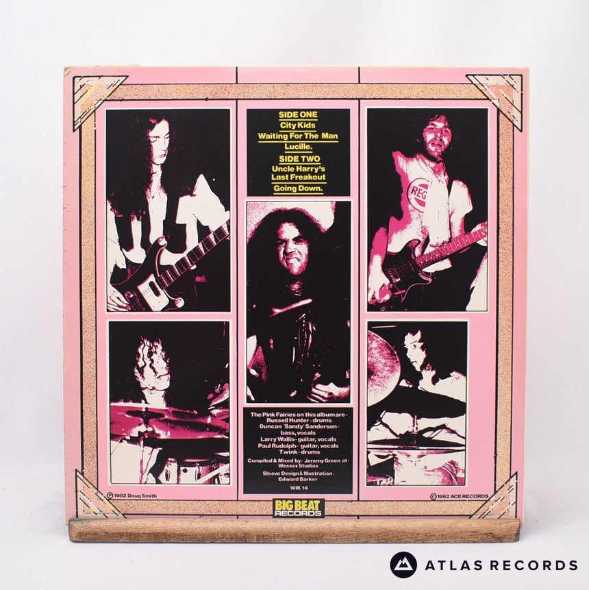 The Pink Fairies - Live At The Roundhouse 1975 - A B LP Vinyl Record - EX/EX