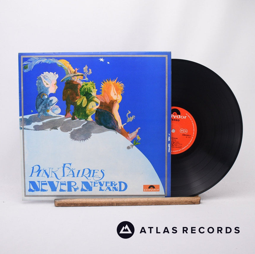 The Pink Fairies Never Neverland LP Vinyl Record - Front Cover & Record