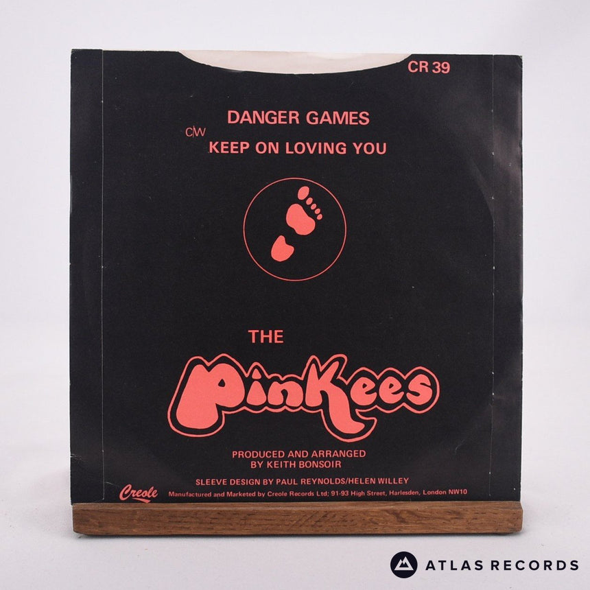 The Pinkees - Danger Games - 7" Vinyl Record - EX/VG+