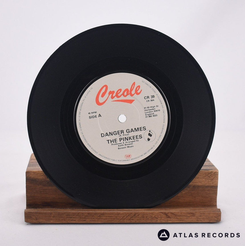 The Pinkees - Danger Games - 7" Vinyl Record - EX/VG+