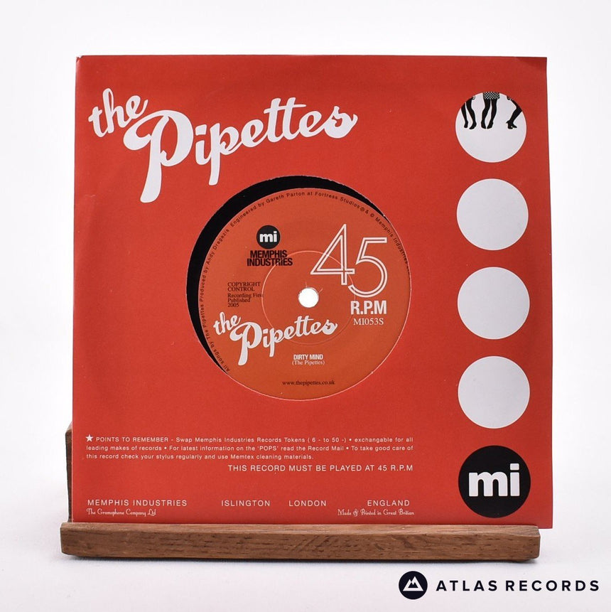 The Pipettes Dirty Mind 7" Vinyl Record - Front Cover & Record