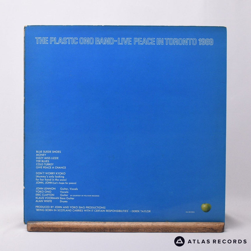 The Plastic Ono Band - Live Peace In Toronto 1969 - LP Vinyl Record - VG+/VG+