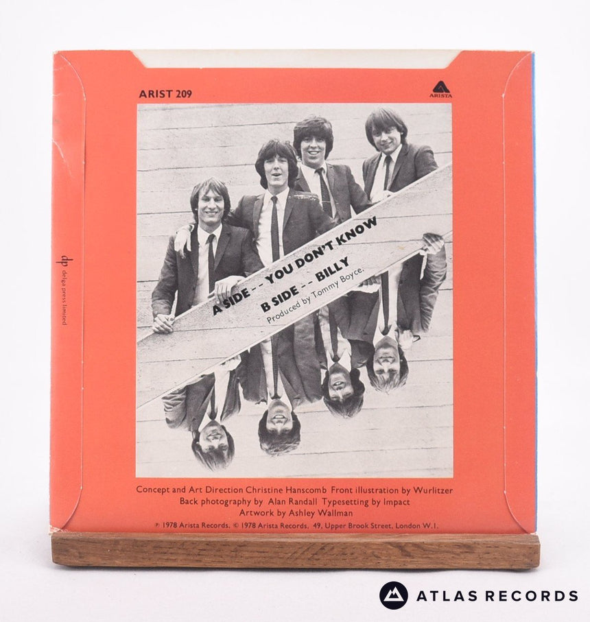 The Pleasers - You Don't Know - 7" Vinyl Record - EX/EX