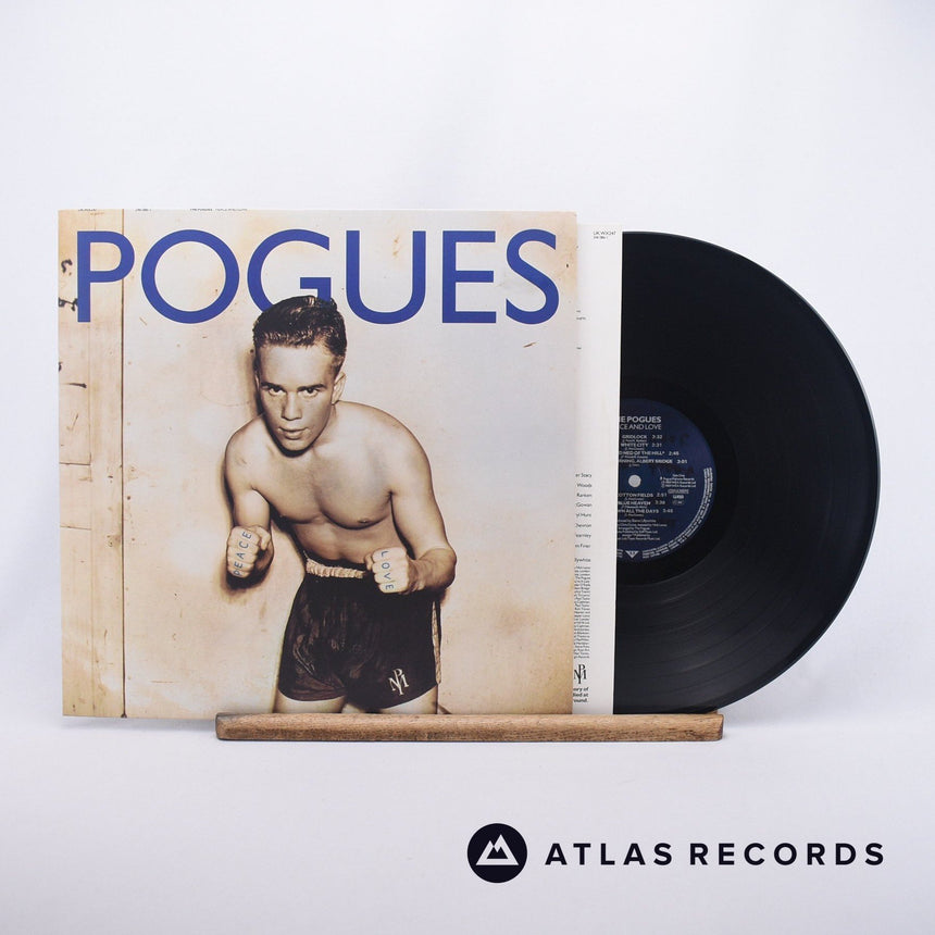 The Pogues Peace And Love LP Vinyl Record - Front Cover & Record