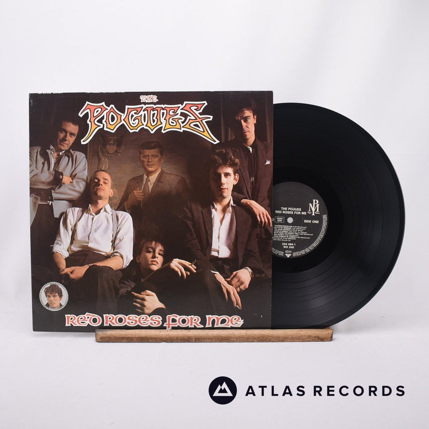 The Pogues Red Roses For Me LP Vinyl Record - Front Cover & Record