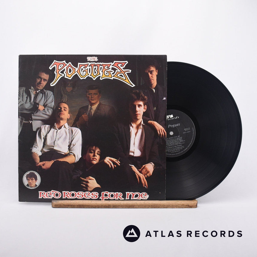 The Pogues Red Roses For Me LP Vinyl Record - Front Cover & Record