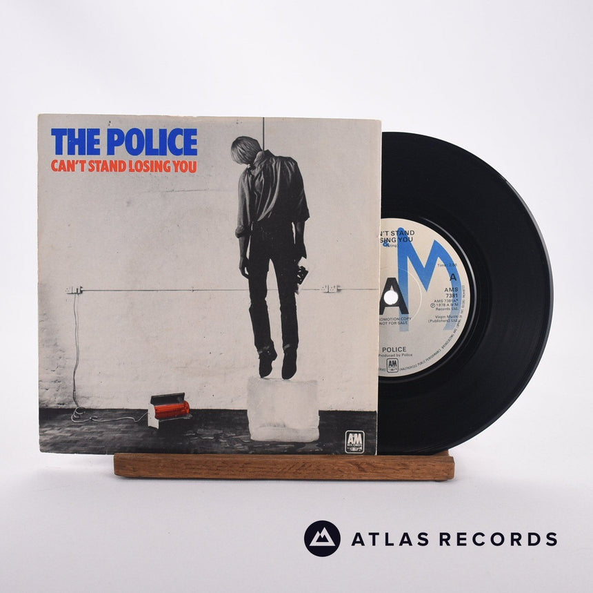 The Police Can't Stand Losing You 7" Vinyl Record - Front Cover & Record