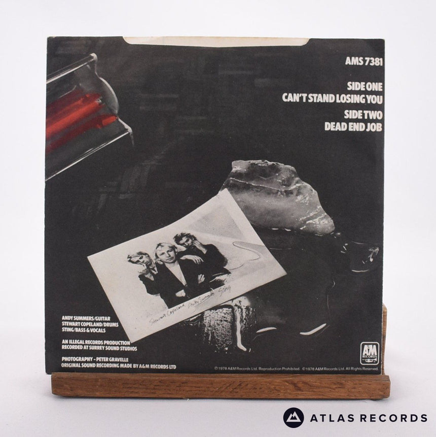 The Police - Can't Stand Losing You - Green Reissue 7" Vinyl Record - EX/EX