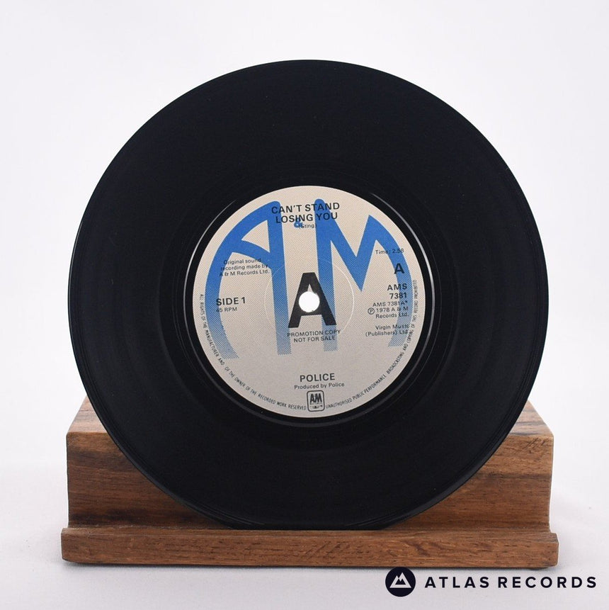The Police - Can't Stand Losing You - Promo 7" Vinyl Record - EX/VG+