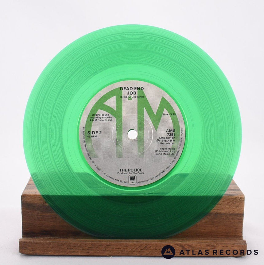 The Police - Can't Stand Losing You - Green Reissue 7" Vinyl Record - EX/EX
