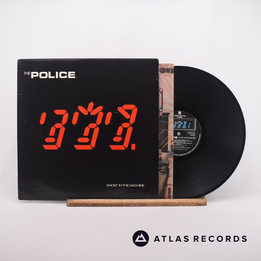 The Police Ghost In The Machine LP Vinyl Record - Front Cover & Record