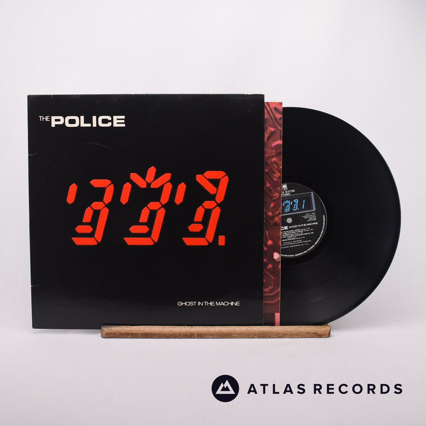 The Police Ghost In The Machine LP Vinyl Record - Front Cover & Record