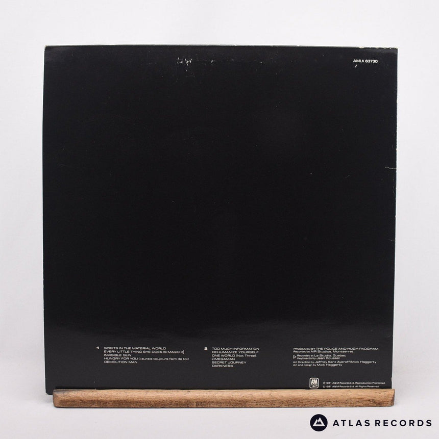 The Police - Ghost In The Machine - Sterling LP Vinyl Record - EX/EX