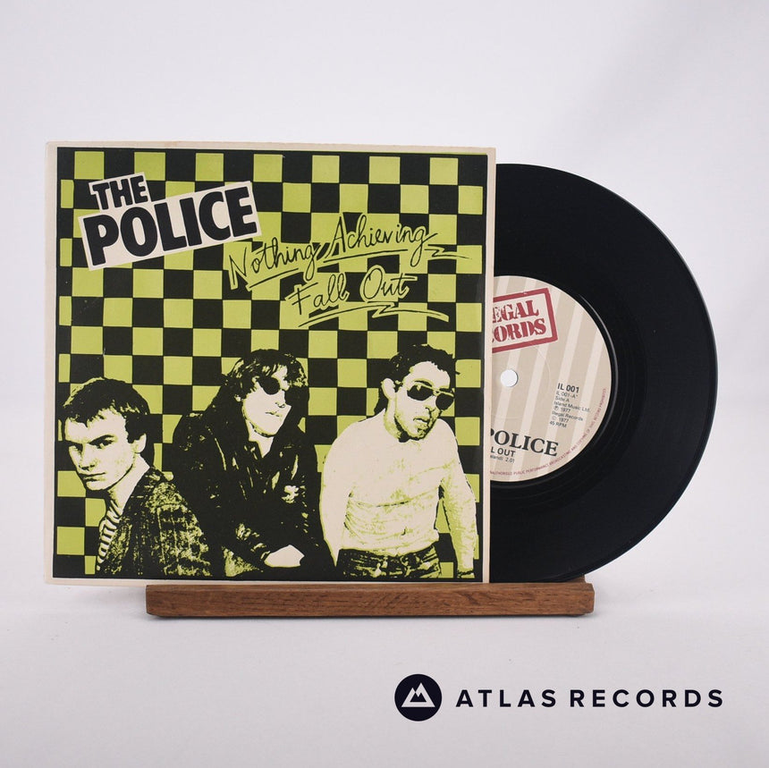 The Police Nothing Achieving 7" Vinyl Record - Front Cover & Record