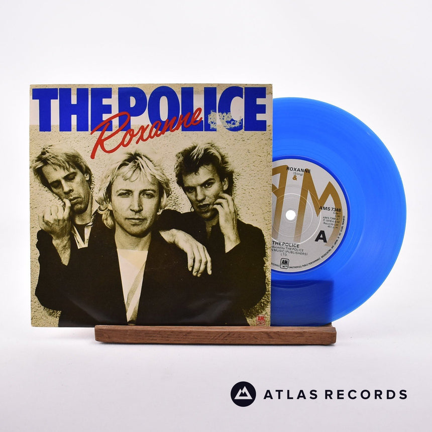 The Police Roxanne 7" Vinyl Record - Front Cover & Record