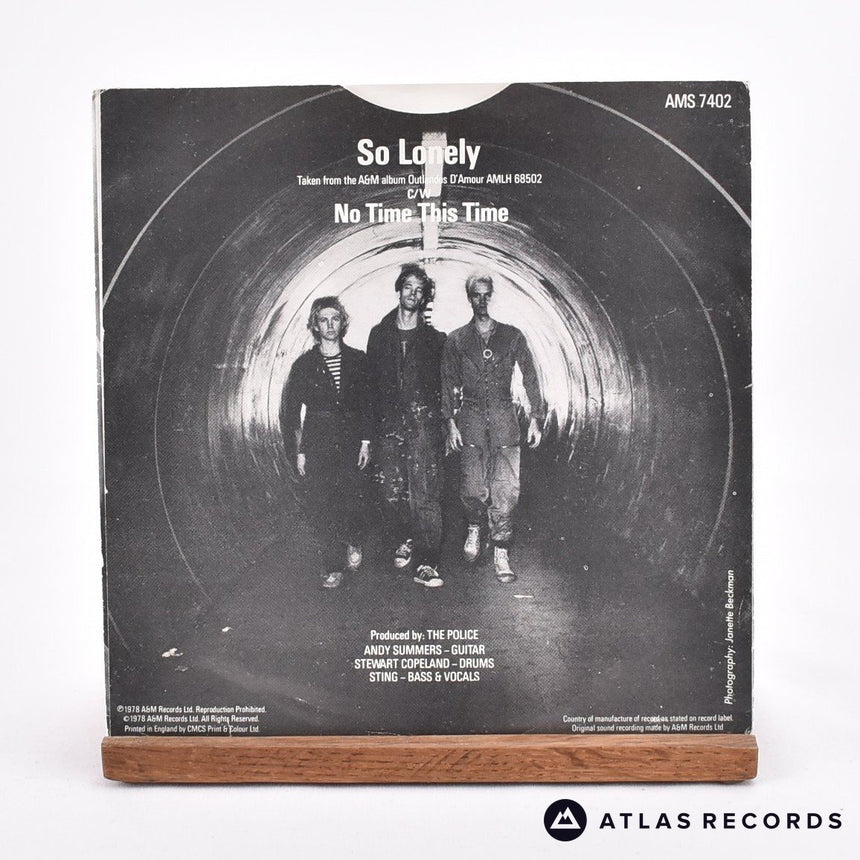The Police - So Lonely - 7" Vinyl Record - VG+/VG+