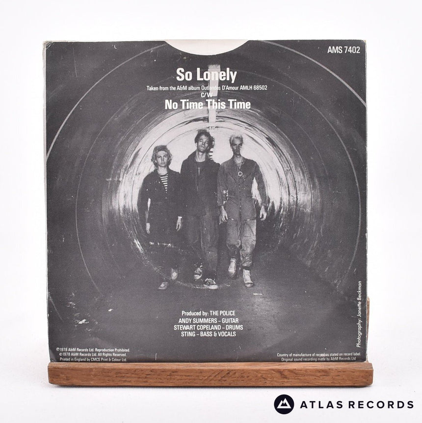 The Police - So Lonely - Reissue 7" Vinyl Record - VG+/EX