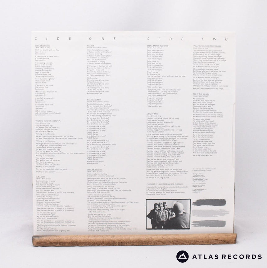 The Police - Synchronicity - LP Vinyl Record - EX/VG+