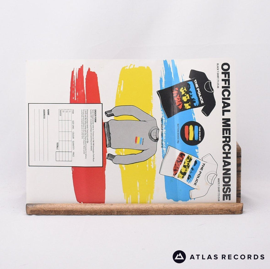 The Police - Synchronicity - Insert A2 B6 LP Vinyl Record - EX/EX