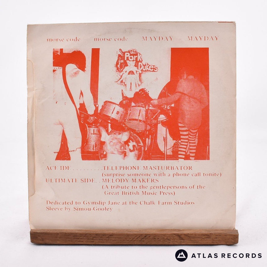 The Pork Dukes - Telephone Masturbator - 7" Vinyl Record - VG+/VG+