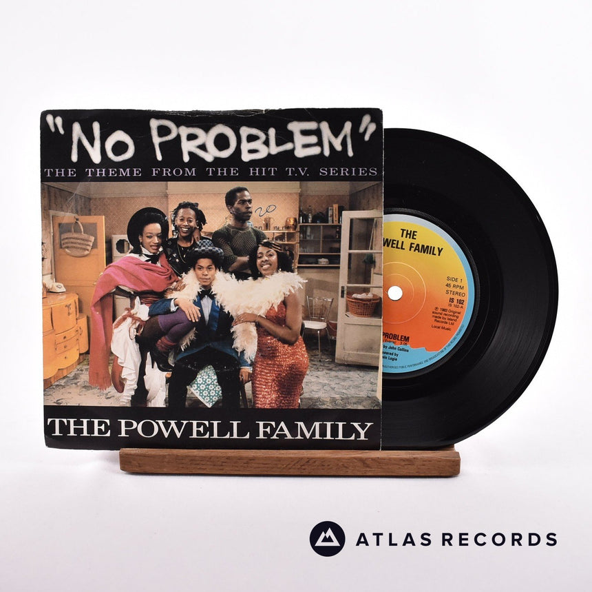 The Powell Family No Problem 7" Vinyl Record - Front Cover & Record
