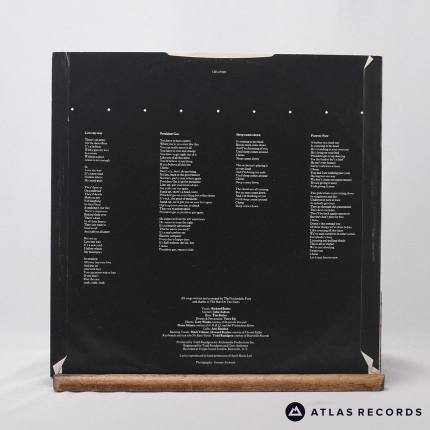 The Psychedelic Furs - Forever Now - A3 B3 LP Vinyl Record - EX/VG+