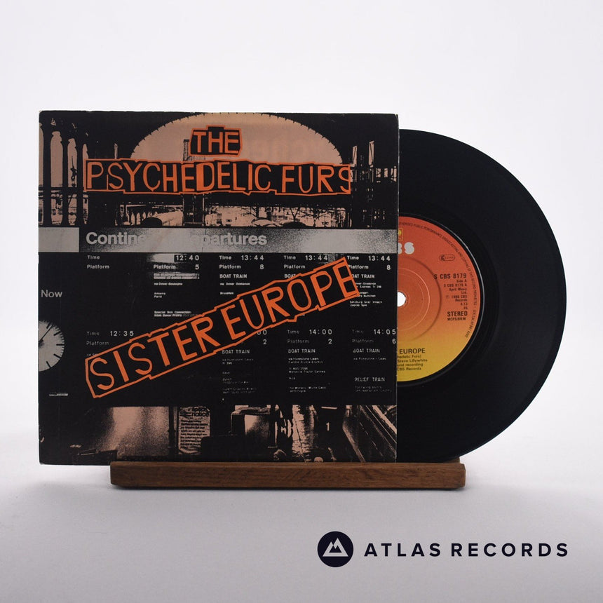 The Psychedelic Furs Sister Europe 7" Vinyl Record - Front Cover & Record