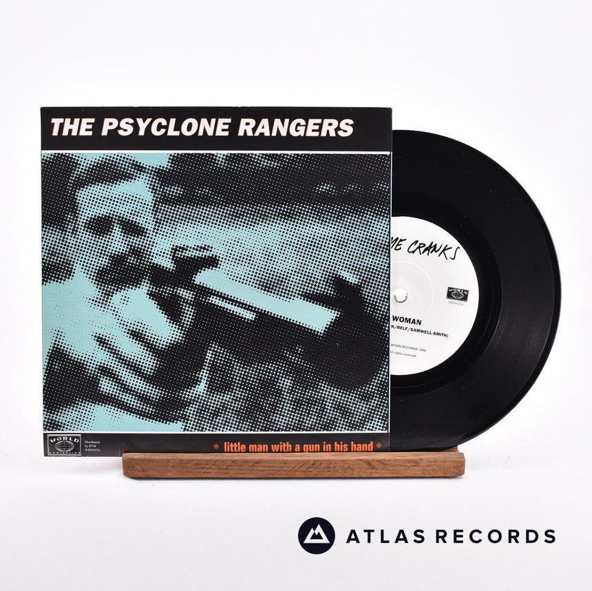 The Psyclone Rangers Little Man With A Gun In His Hand 7" Vinyl Record - Front Cover & Record
