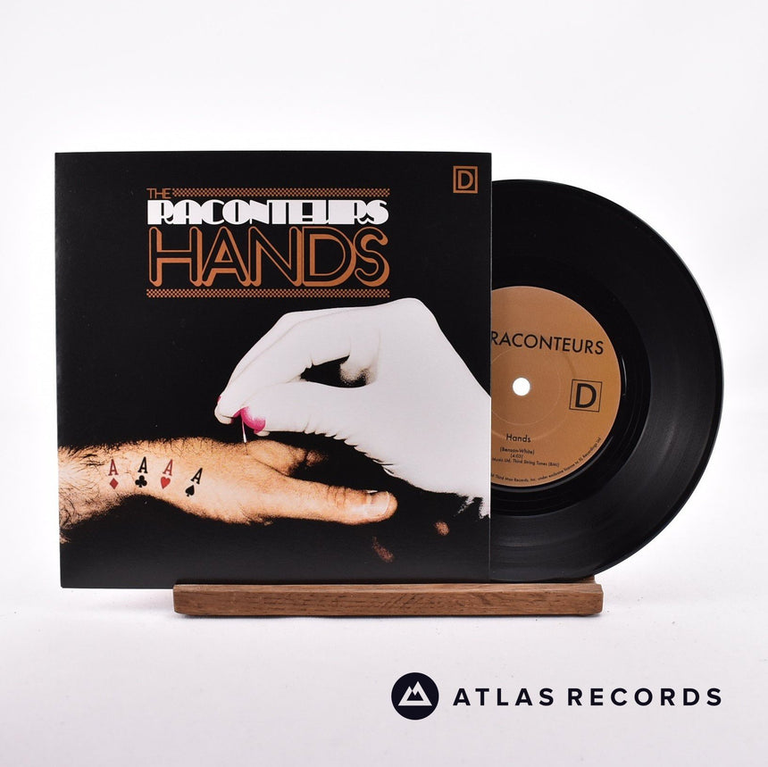 The Raconteurs Hands 7" Vinyl Record - Front Cover & Record