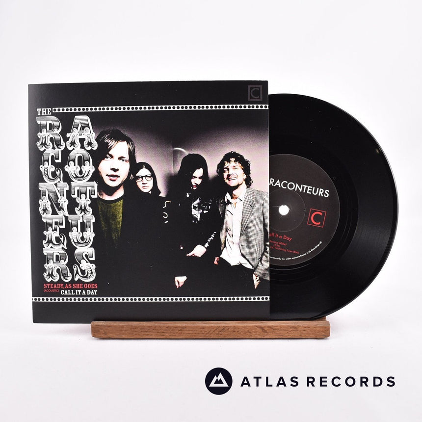 The Raconteurs Steady, As She Goes 7" Vinyl Record - Front Cover & Record