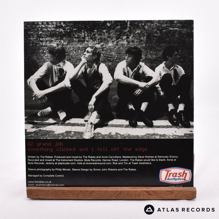The Rakes - 22 Grand Job - Red Limited Edition 7" Vinyl Record - EX/NM