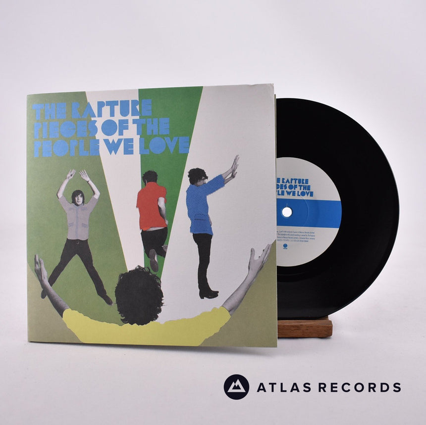 The Rapture Pieces Of The People We Love 7" Vinyl Record - Front Cover & Record