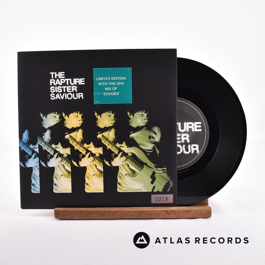 The Rapture Sister Saviour 7" Vinyl Record - Front Cover & Record