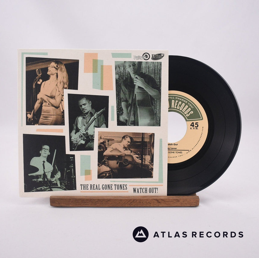 The Real Gone Tones Watch Out! 7" Vinyl Record - Front Cover & Record
