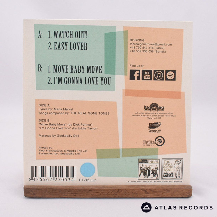 The Real Gone Tones - Watch Out! - 7" EP Vinyl Record - NM/EX