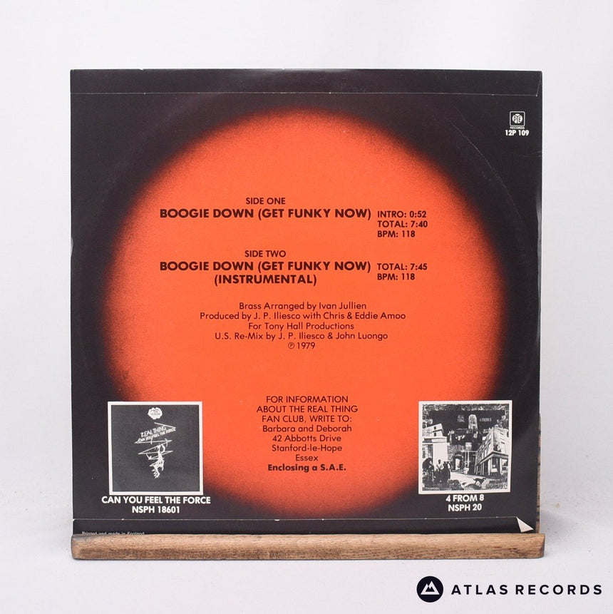 The Real Thing - Boogie Down - 12" Vinyl Record - EX/NM