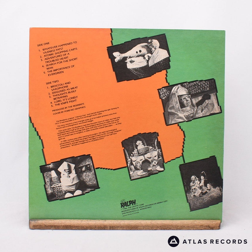 The Residents - Whatever Happened To Vileness Fats? - LP Vinyl Record - EX/EX